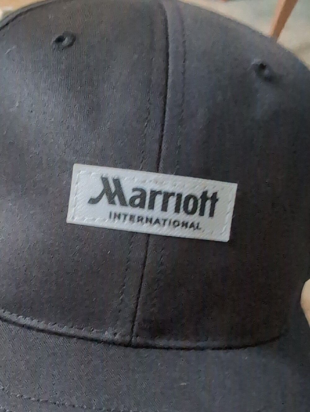 Black Marriott Baseball Cap - Picture 5 of 5